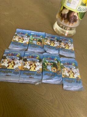 GANZ Webkinz Trading Card Booster Packs - Blue Packaging (Set of 8)